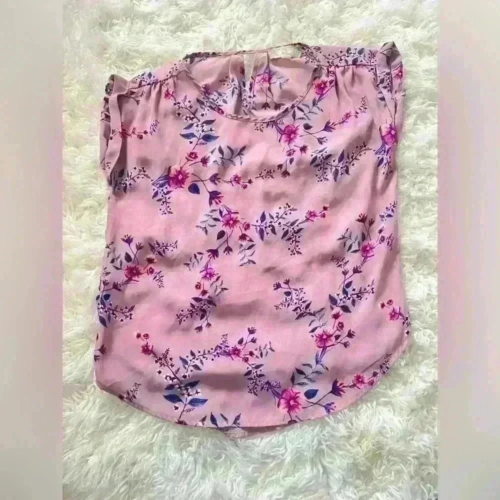 Pink Floral Top